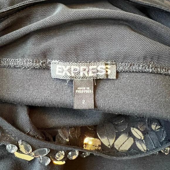 Express back dress. Stone embellishments. Size 2. - Picture 7 of 7